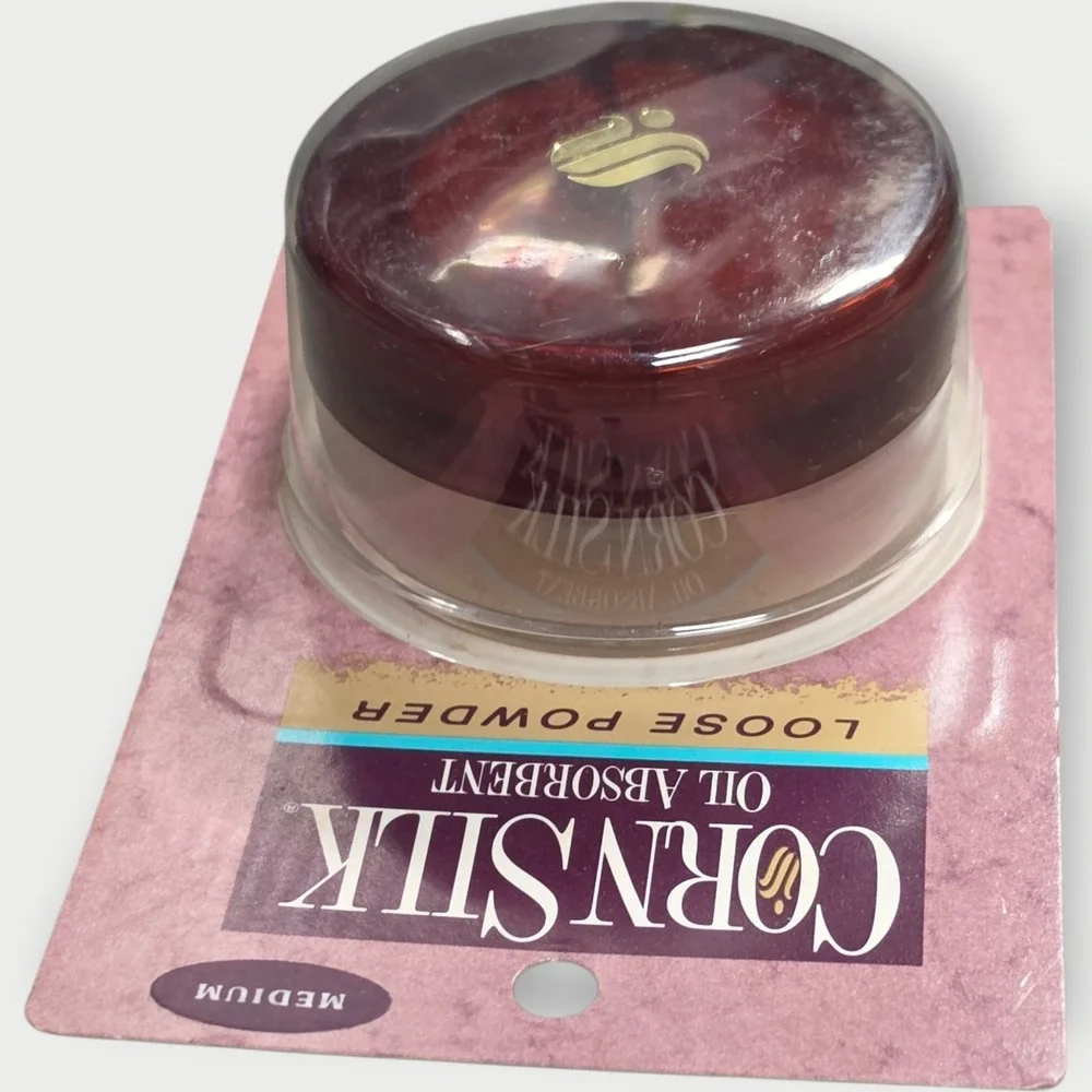 Vintage CornSilk Oil Absorbent Loose Powder Medium 0.5 oz Sealed NEW OLD STOCK